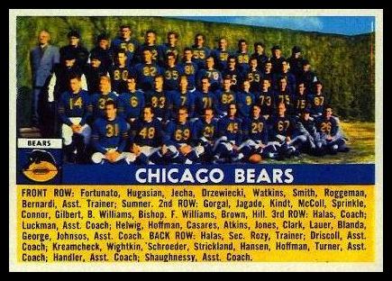 119 Chicago Bears Team